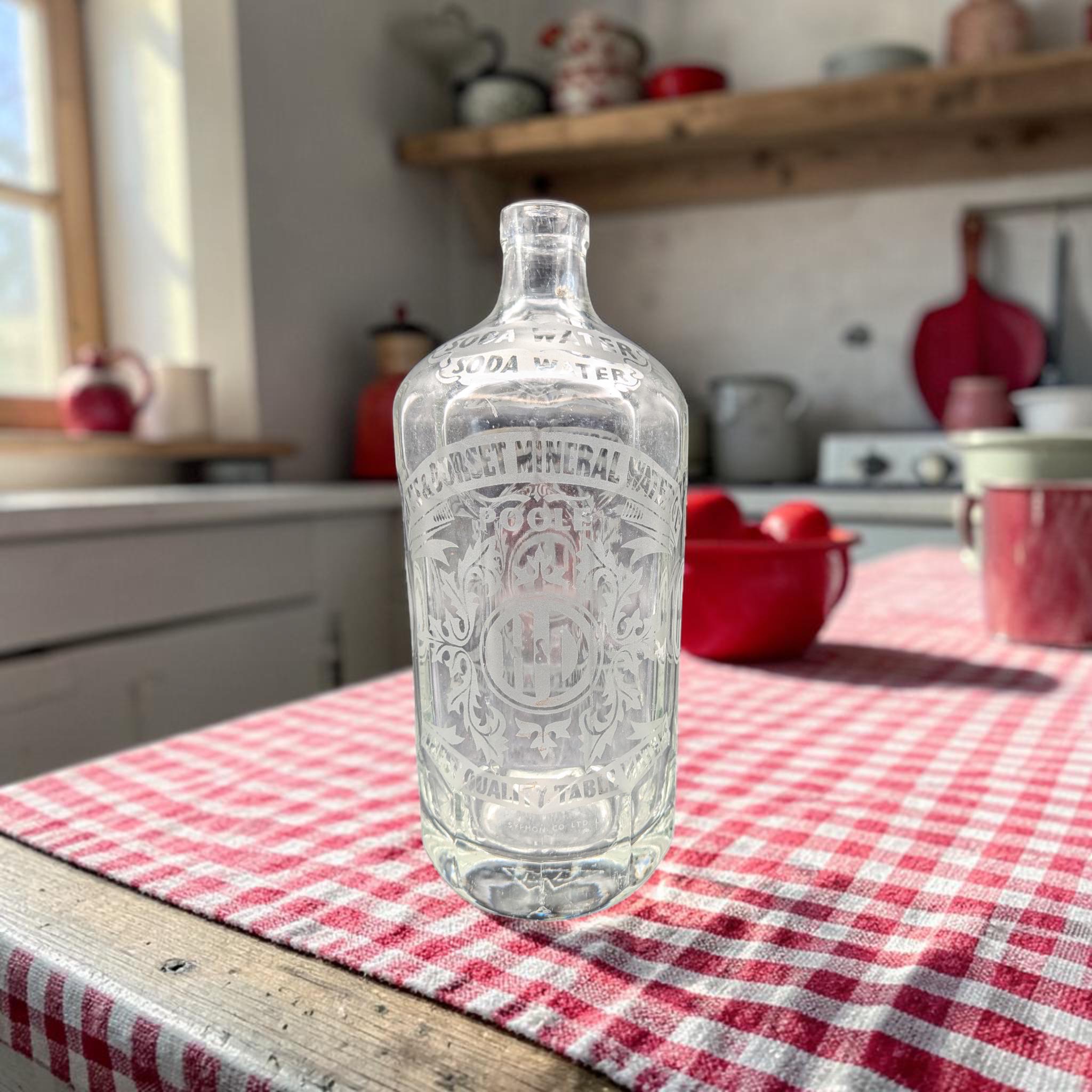 Vintage Mineral Water Glass Bottles - Etsy