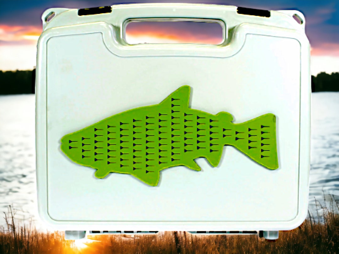 Region Fishing Single Sided Waterproof Fly Box With Silicon