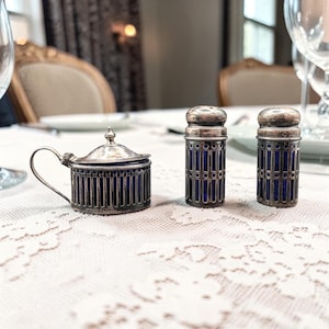 Antique Condiment Set - Etsy