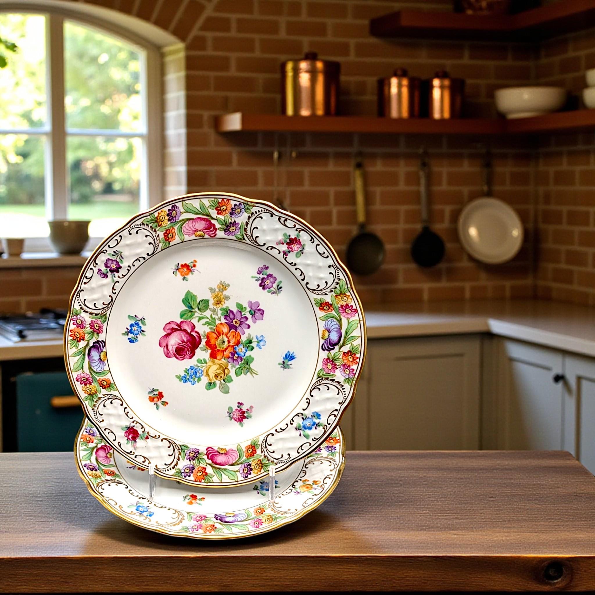 Schumann Germany Empress Dresden Flowers - Etsy