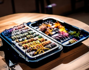 Large Fly Fishing Box: Swing Leaf Center, Durable Storage