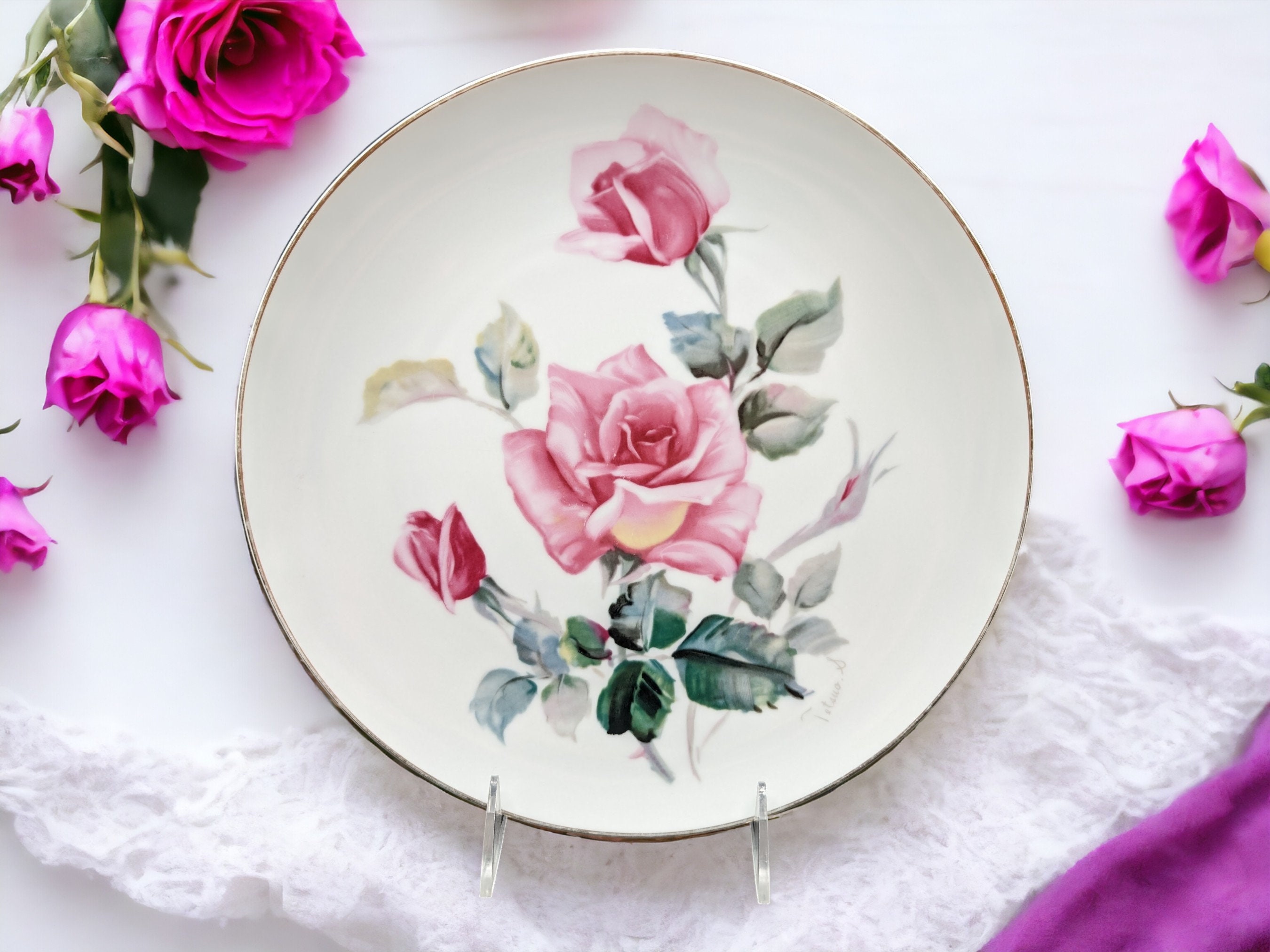 Signed Nippon Plate - Etsy