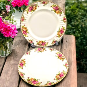 Vintage English Plates Set - Etsy Vintage English Plates Set - Etsy