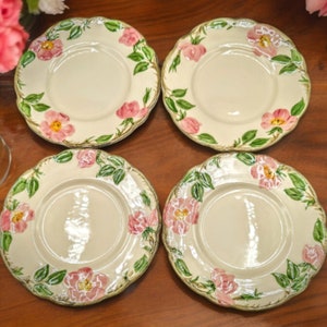 Franciscan Desert Rose SET OF 4 Bread Plates 6 Inches Great Condition No Cracks or Chips