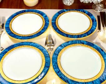 Noritake Buenavista Bone China Dinner Plates Floral Pattern #9728