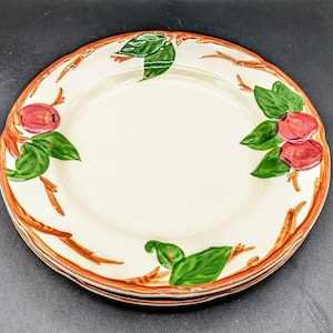 Vintage Franciscan Apple Dinner Plates - Set of 2 - Made in USA