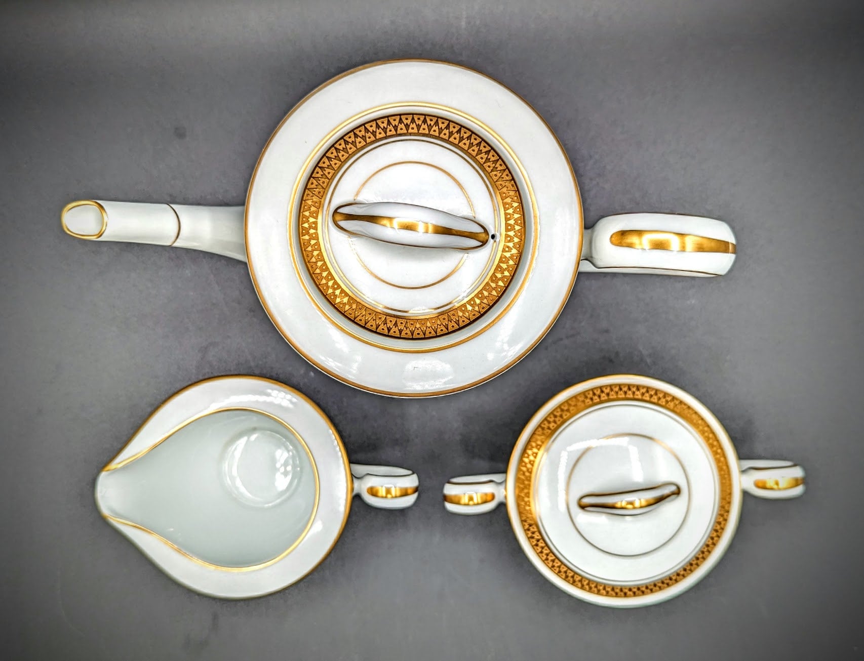 Vintage Noritake Goldridge 5084 Coffee Pot With Sugar Bowl