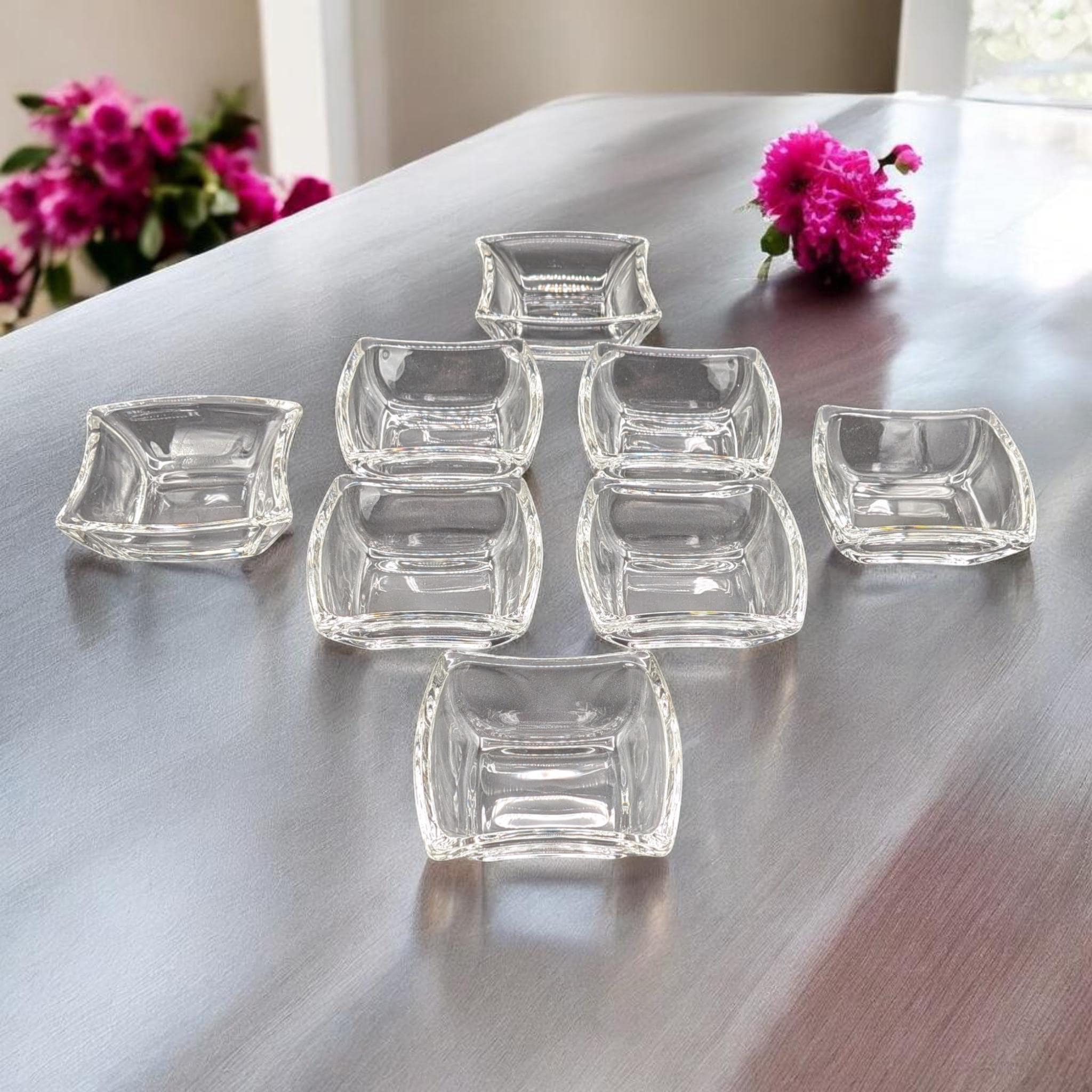 ドイツ ヴィンテージ WALTHER ガラス仕切り皿 トレイ ミッドセンチュリー Walther Glass Germany - Etsy