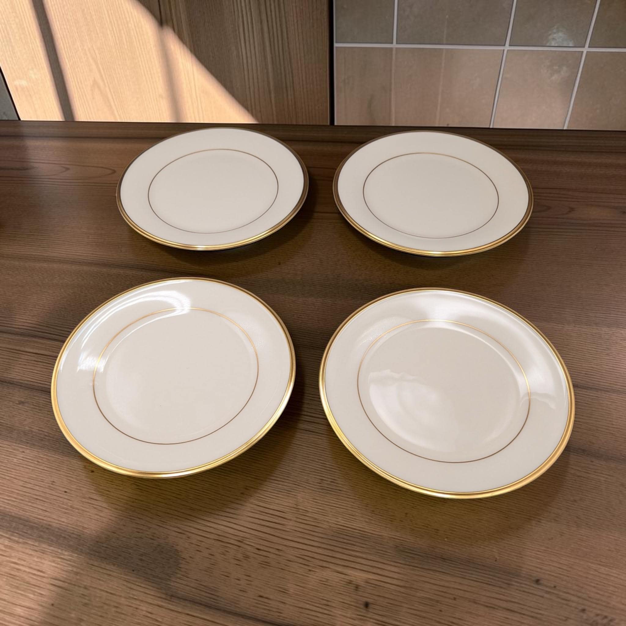 Lenox China Gold Rim Dinner Plates - Etsy