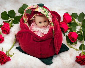 Raquel Rose Doll from The Kinder-Garden&#39;s Rose Garden Collection. This Darling Doll is a Limited Edition Numbered 0078 out of 10,000