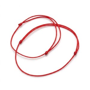 Set di braccialetti con cordino rosso, braccialetti portafortuna regolabili, protezione per lui e per lei