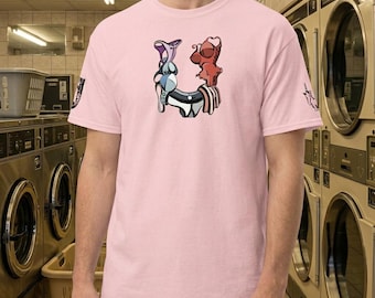 U is for Underwear T-Shirt | Men’s Alphabet Letter tee | Short sleeve Cotton t shirt– y fronts, pants, negligee, form the character glyph