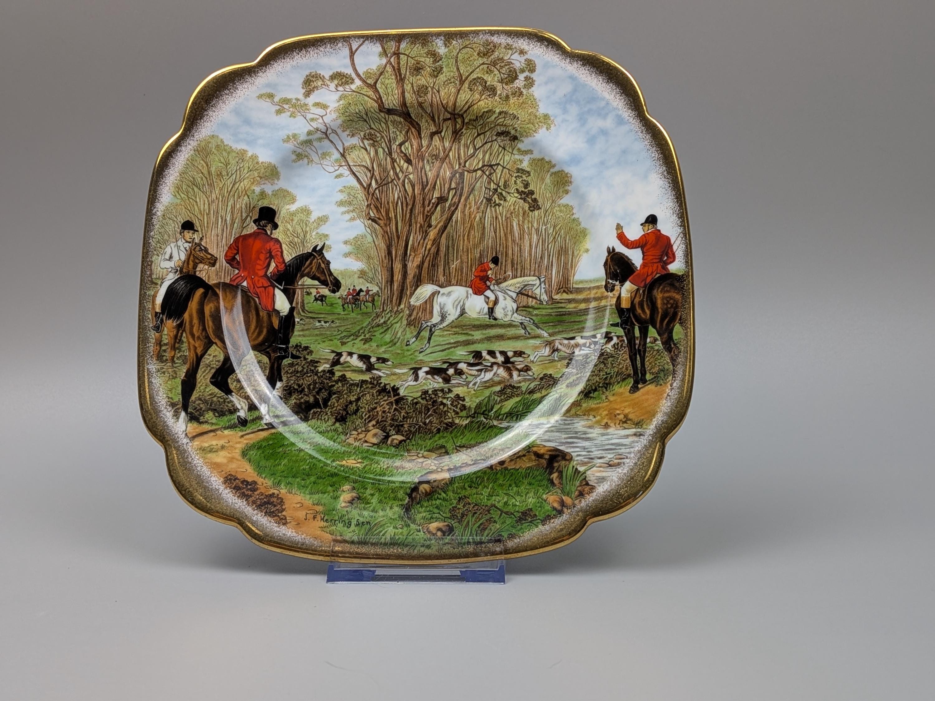 Dinner Plates With Hunting Scenes - Etsy