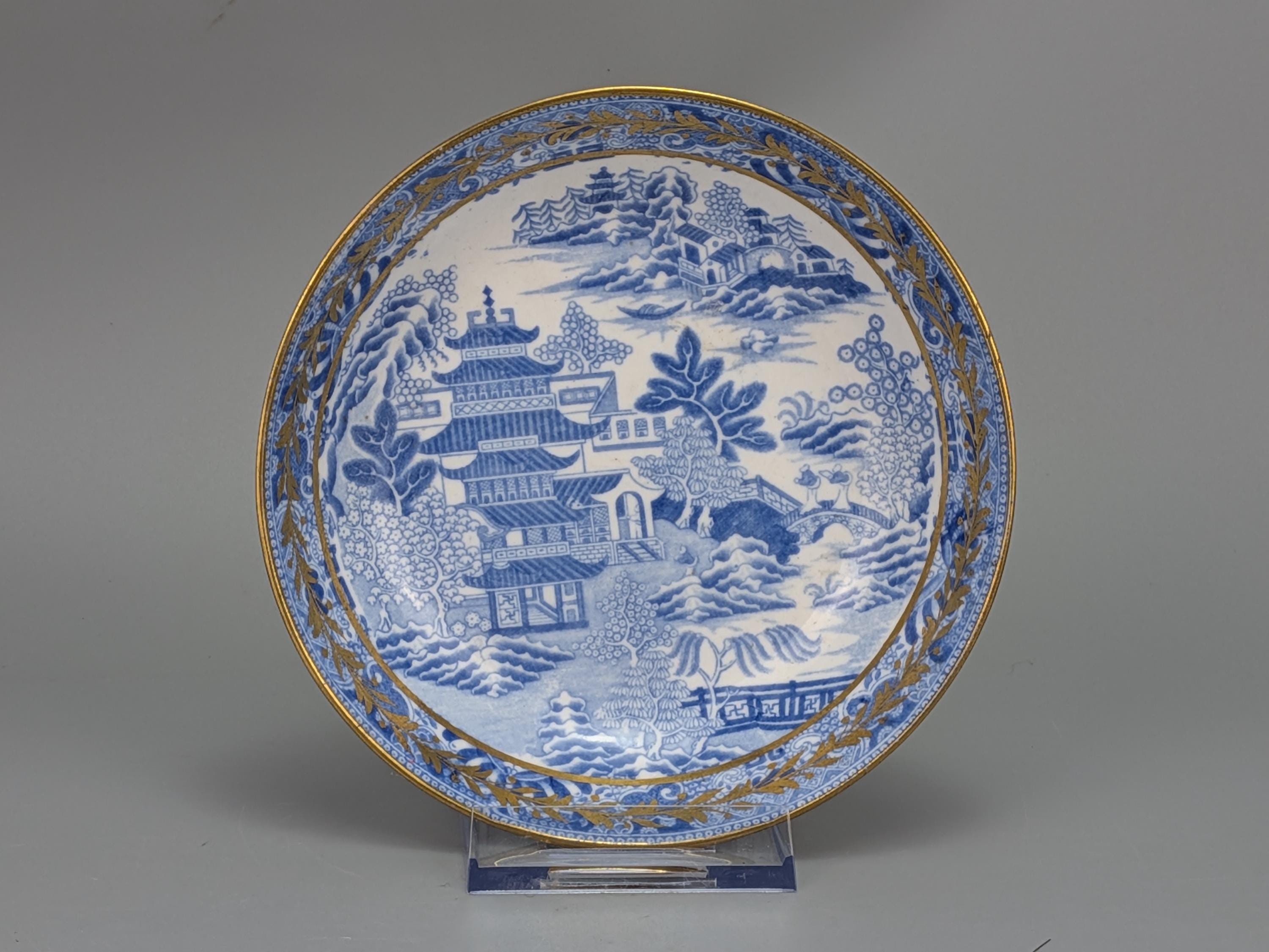 Willow Pattern Plate Spode - Etsy