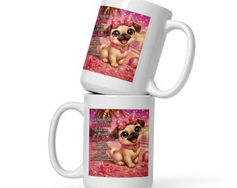 MausiMops® Kaffeetasse mit Mops-Motiv und lustigem Spruch