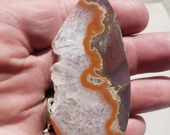 Dryhead Agate Cabochon Dry Head Agate Oval Orange Stone Cab Designer Cabochon Hand Cut Natural Stone Cabochon Custom Cabochon Handmade