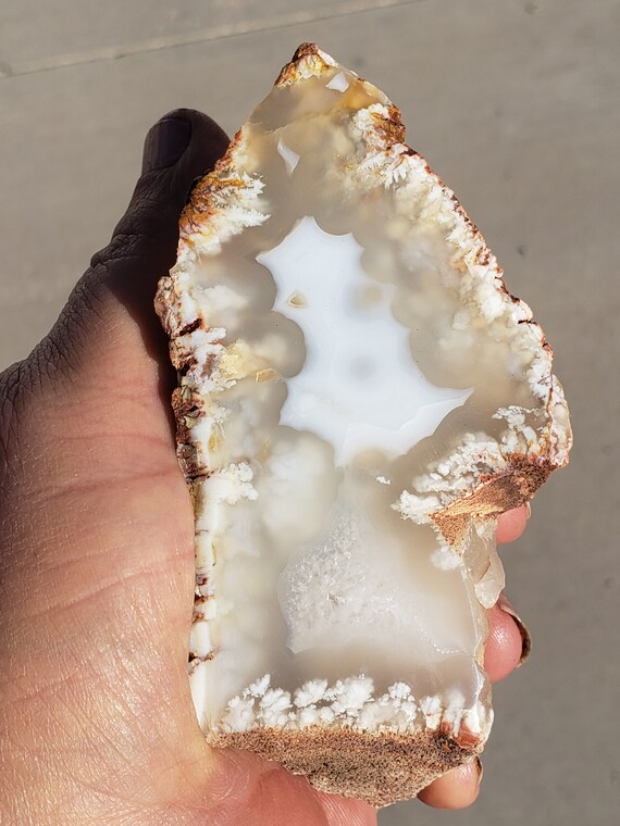 White Plume Agate Polished Specimen WPAPS2A Etsy