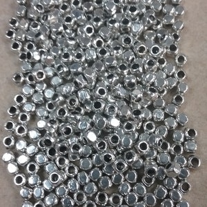 Pewter 2x2 4-Sided Spacer Silver Color