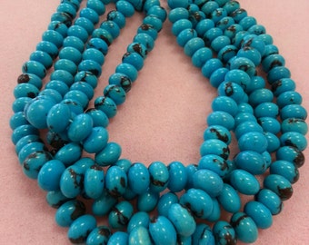 Turquoise Color Dyed Magnesite Beads