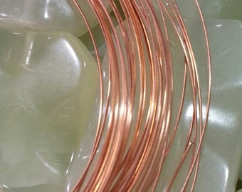 21 Half round Rose Gold Wire