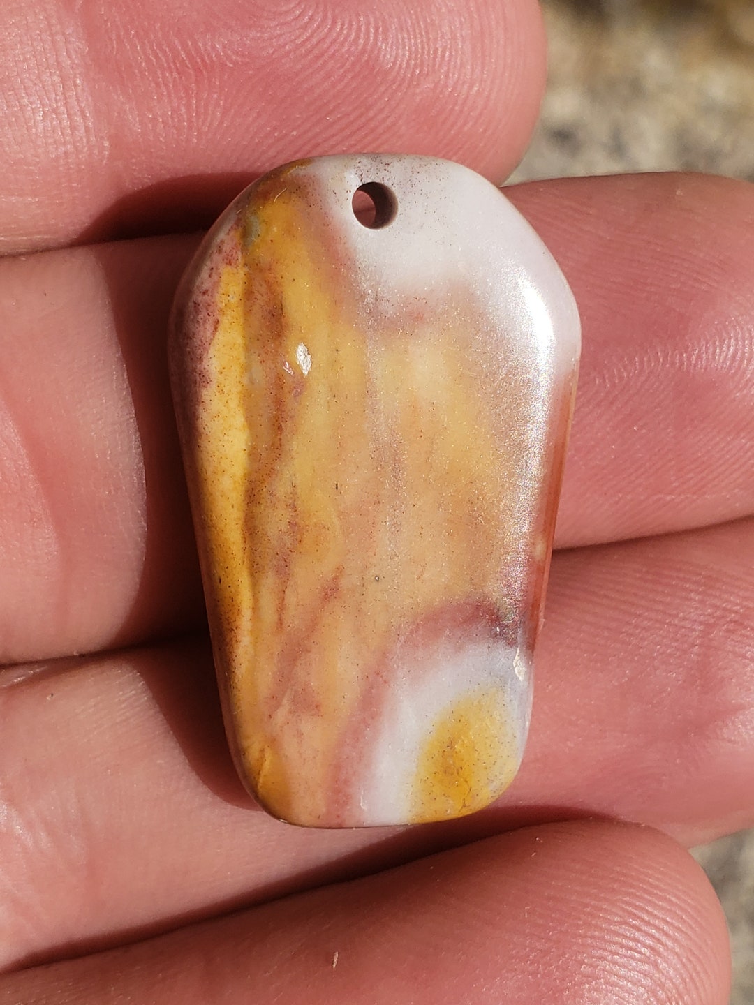 Crayola Jasper Coffin Shape Pendant CJCSP2 Etsy