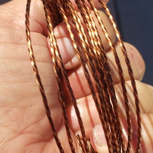 18 Gauge Twisted  Antique Copper Wire