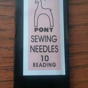 Size 10 Beading and Sewing Needles. image 2