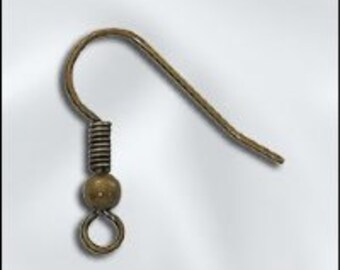 Antique Brass Earwires