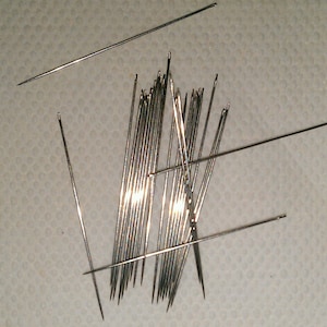 Size 10 Beading and Sewing Needles. image 1