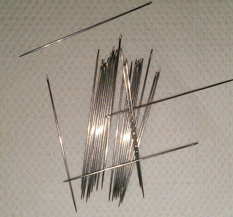 Size 10 Beading and Sewing Needles. image 1