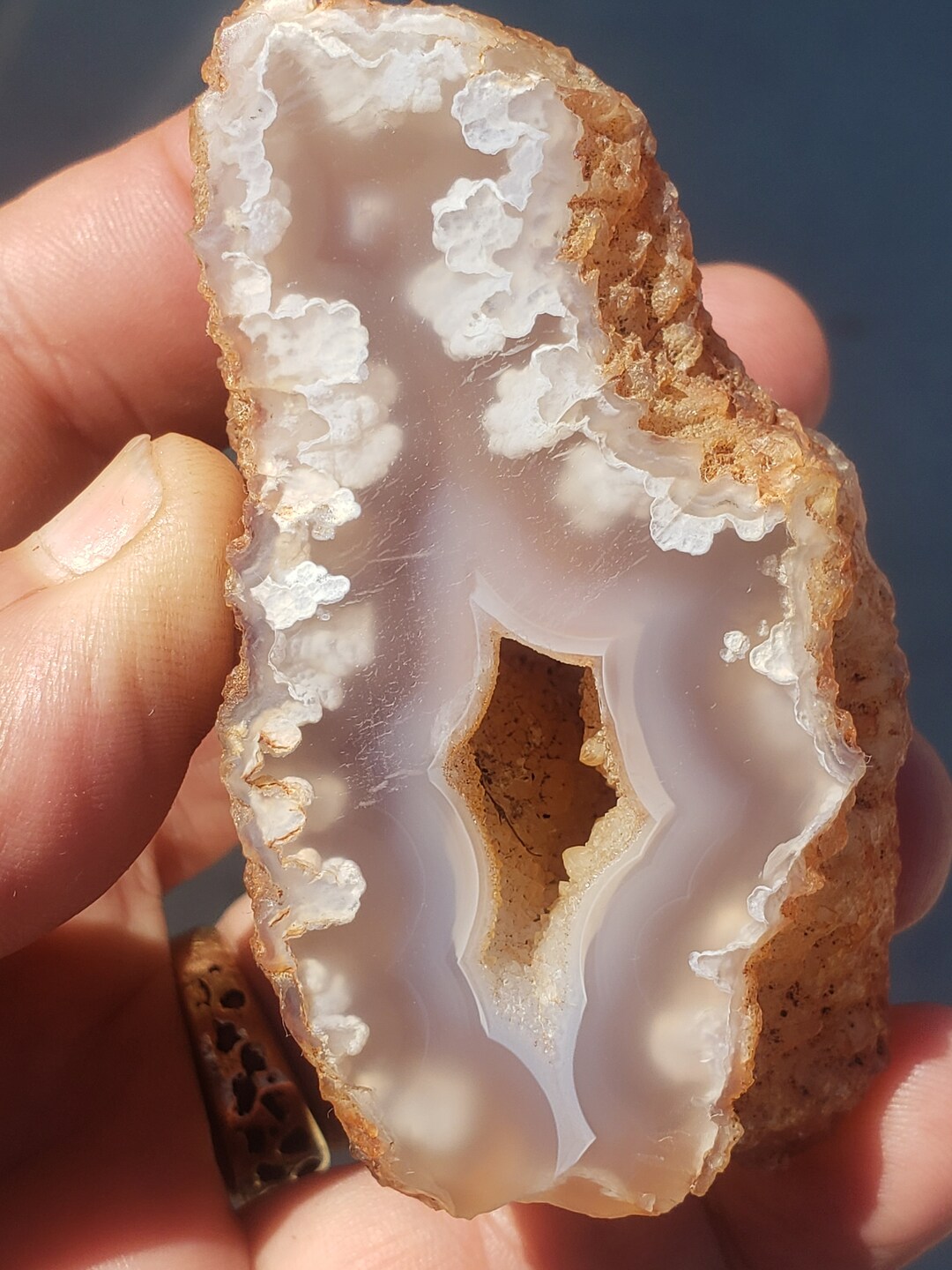 White Plume Agate Polished Specimen WPAPS2B Etsy