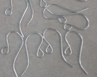 Sterling Plain Earwires