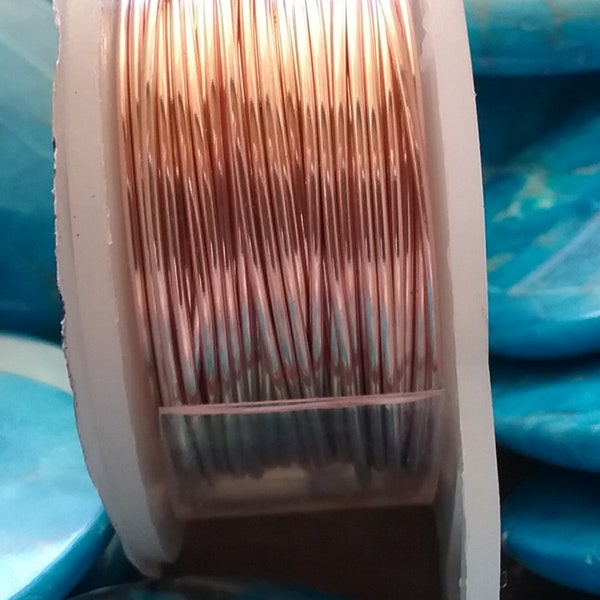 20 Gauge Rose Gold Colored Copper Wire