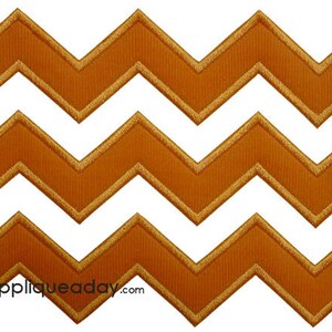 Chevron Satin and Raggy Style Applique Design (Machine Applique Embroidery Design) Instant Digital Download by Applique a Day 4x4 5x7 6x10
