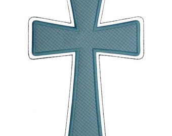 Korsapplikationsdesign (maskinapplikationsbroderidesign) Omedelbar digital nedladdning av Applique a Day 4x4 5x7 6x10