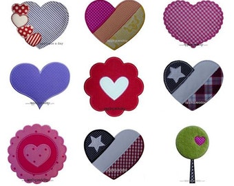 Valentine Design Pack (7 Set Machine Appliqué Embroidery Designs)