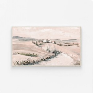 Samsung Frame TV Art, Neutral Landscape Painting, Samsung Art TV, Digital Download for Samsung Frame, Digital Download, Frame TV Art
