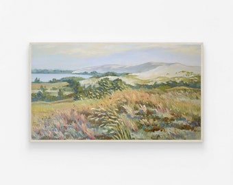 Samsung Frame TV Art, Neutral Landscape Painting, Samsung Art TV, Digital Download for Samsung Frame, Digital Download, Frame TV Art
