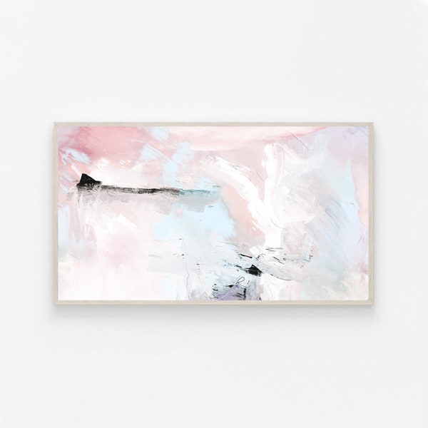 Samsung Frame TV Art, Pink Abstract, Samsung Art TV, Digital Download for Samsung Frame, Digital Download, Frame TV Art