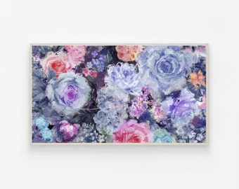 Samsung Frame TV Art, lente bloemenkunst, Samsung Art TV, digitale download voor Samsung Frame, digitale download, Frame TV Art