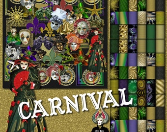 Carnival Digital Scrapbook Kit