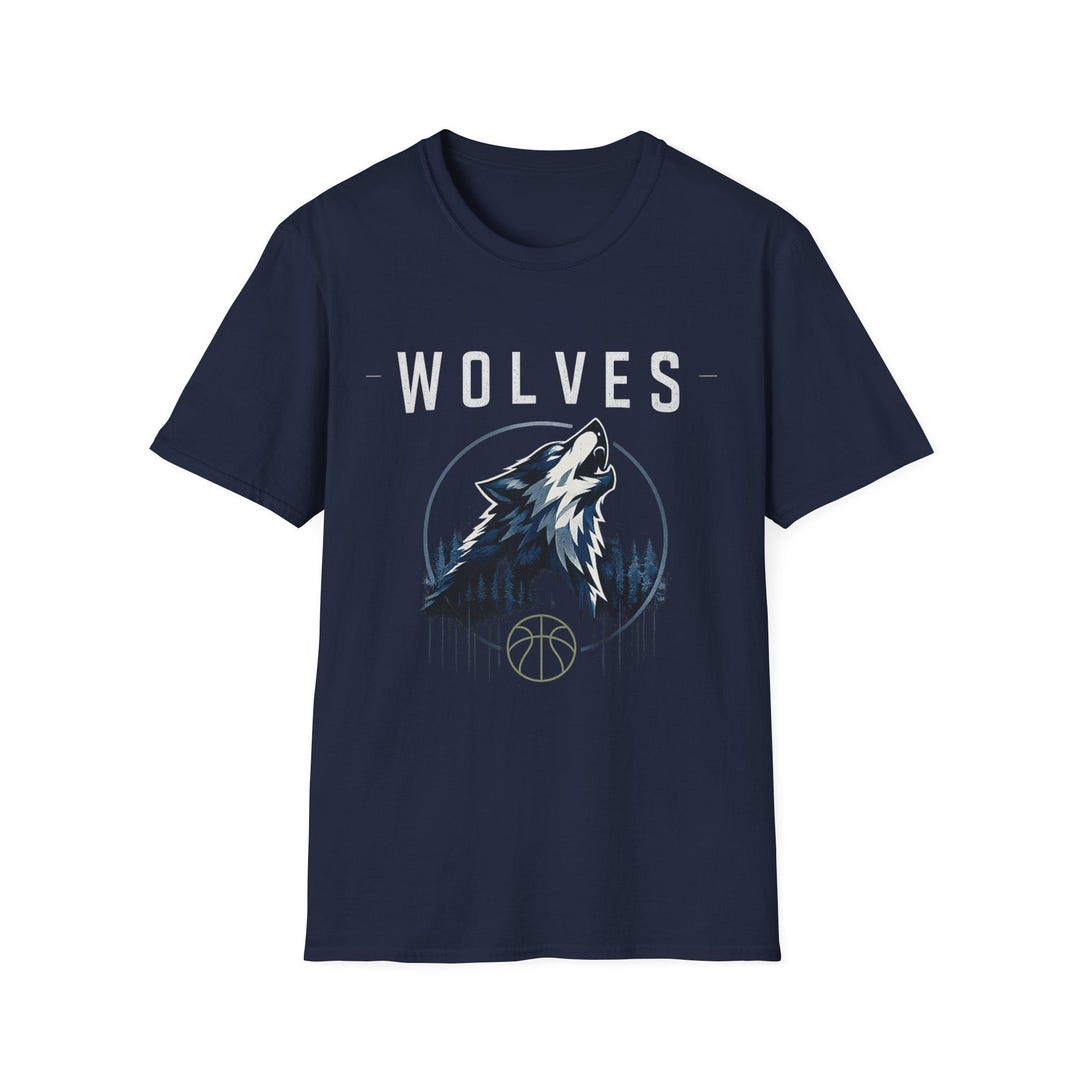 Wolves Merch Wolves T-shirt | Basketball Fan Tee - Etsy