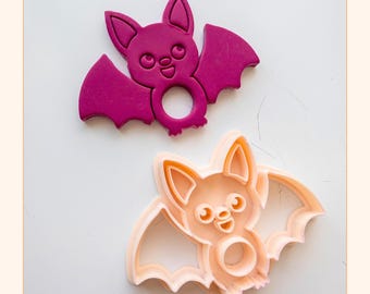 Bat Clay Cutter Halloween Eyeglass Holder for Polymer Clay Glasses Accessories