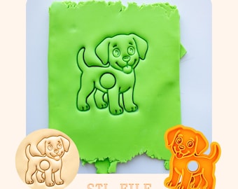Dog Eyeglass Holder STL Polymer Clay Cutter for Glasses Accessories and Dog Lovers