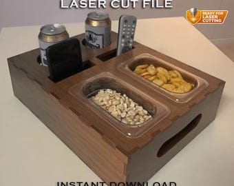 Beer Box Laser Cut Datei | Hölzerner Snack Drink Veranstalter (Digitaler Download)