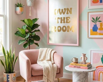 OWN THE ROOM Frosted Mirror