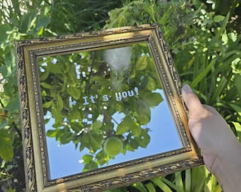 it's you! mirror gold