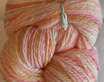 Pink Lemonade Handspun Polwarth wool