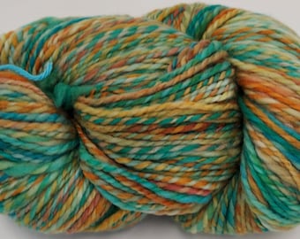 School Skipper Superwash Merino/Nylon handspun wool yarn