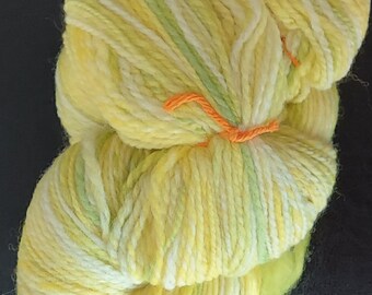 Lemon Drop Handspun Polwarth wool